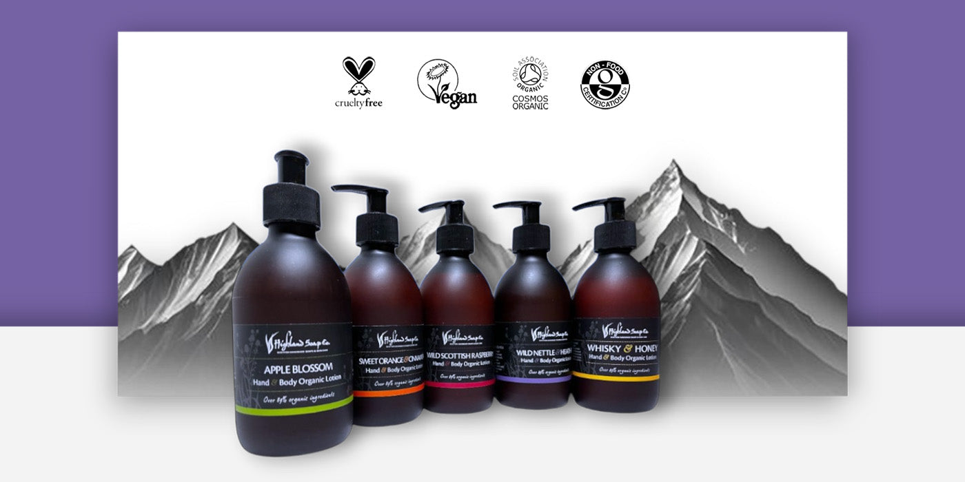 Entdecke die natürliche Schönheit aus Schottland von Highland Soap Company. - Highland Soap Company, Naturkosmetik, Handgemacht, Hautpflege, Seifen, Nachhaltigkeit, Bio, Duft, Tradition, Vegane Produkte, Körperpflege, Umweltschonend, Wellness, Pflege, Aromatherapie, Körperlotion. Body Lotion, Creme - biorundum
