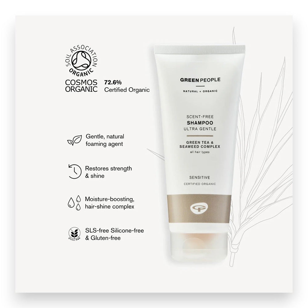 Veganes Shampoo für jede Familie - Bio Shampoo, Veganes Shampoo, Green People, Naturkosmetik, Shampoo ohne SLS, Shampoo für Familien, Haarpflege, Umweltfreundlich, Juckreiz, Schuppen, Naturkosmetik, Naturinhalt, biorundum