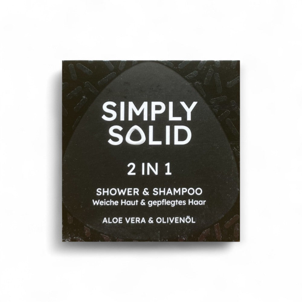 Festes Shower Shampoo 2 IN 1 - Shampoos, Shampoobar, vegane Haarpflege, nachhaltige Produkte, Umweltfreundlich, gesundes Haar, Shampoo für jedes Haar, Shampoo für empfindliche Kopfhaut, biorundum Shampoos, feste Shampoos - biorundum
