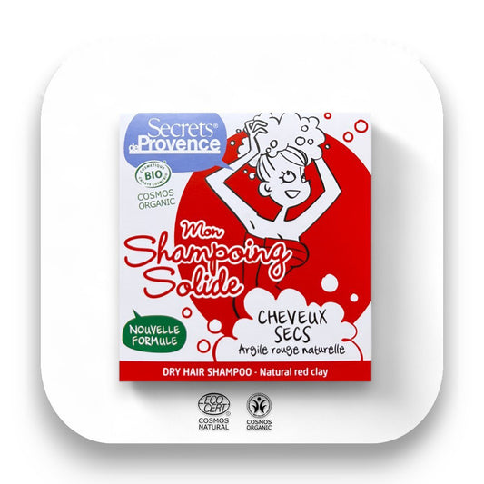 Festes Shampoo für trockenes Haar: trockenes Haar, festes Shampoo, Bio, Secrets de Provence, Haarpflege, pflanzenbasierte Pflege, nachhaltig, kräftig, Kosmetik, ökologisch, biorundum