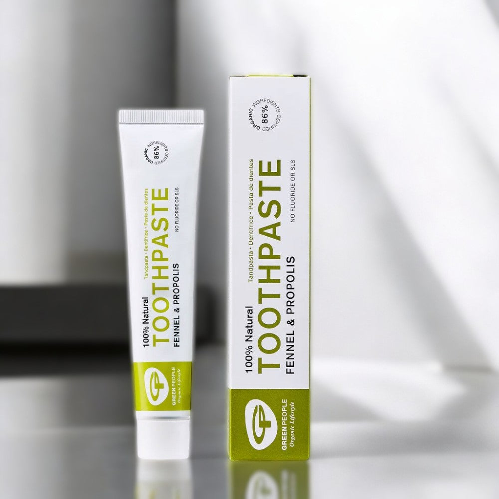 Fluoridfreie Zahnpasta, naturbelassen - Zahnpasta, Bioinhalt, Naturinhalt, Vegan, Naturkosmetik, Zahnpflege, empfindliche Zähne, Homöopathie geeignet, Fenchel, Propolis, vegane Naturkosmetik - biorundum