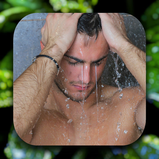 Männer Shampoo für juckende Kopfhaut - Männer Shampoo, männerkosmetik, bio kosmetik, juckende Kopfhaut, Haarpflege, Teebaumöl, Rosmarin, Zypresse, beruhigende Pflege, SLS-frei, biorundum