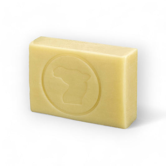 Kamelmilch Haarwaschseife 100g - Haarseife, Kamelmilch, Hanf, Teebaumöl, vegan, handgemacht, feuchtigkeitsspendend, beruhigend, sulfatfrei, für alle Haartypen, Naturkosmetik, schonend, nährend, 100% natürlich, Pflegeprodukt, Seife - biorundum