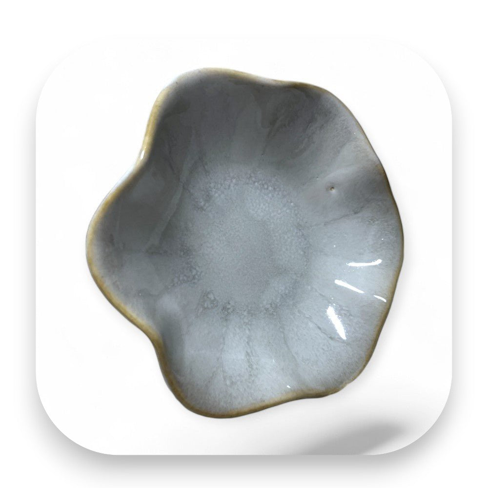 Keramik Seifenschale Grau - Seifenschale, Keramik, Grau, Badezimmer, modern, luxuriös, Deko, feste Shampoos, praktische Ablage, hochwertig, biorundum