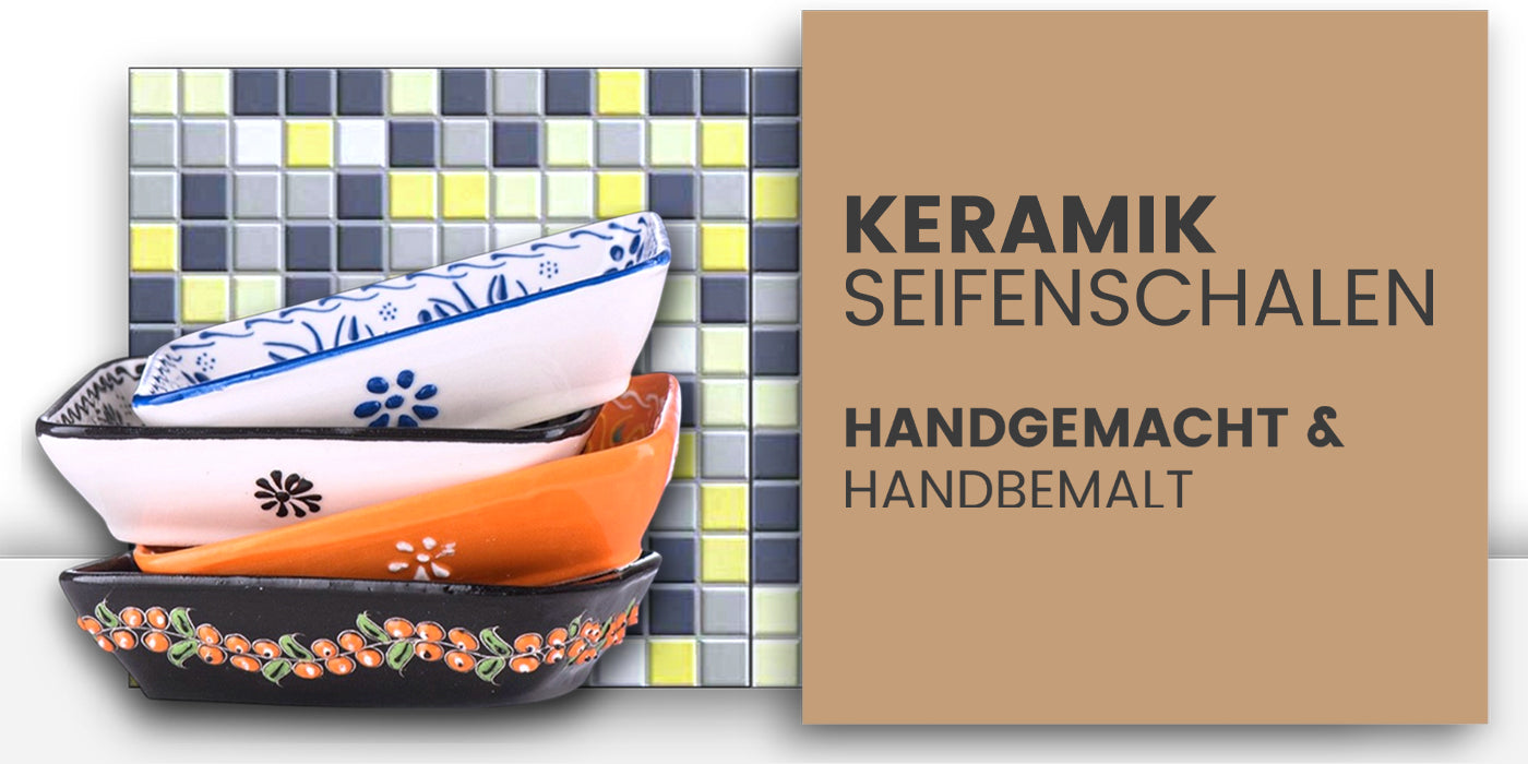 Hochwertige handgefertigte Keramik Seifenschalen in verschiedenen Designs. - Keramik Seifenschalen, handgefertigt, Iznik Keramik, Badezimmer Dekoration, umweltfreundlich, einzigartiges Design, Geschenkidee, Qualität, traditionelles Handwerk, stilvoll. - biorundum