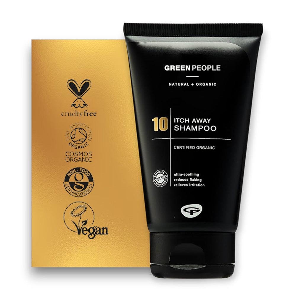 Antibakterielle und antimykotische Wirkung gegen Juckreiz. - Männer Shampoo, Empfindliche Kopfhaut, Bio, Rosmarin, Teebaumöl, Zypresse, Antibakteriell, Trockene Kopfhaut, Juckreiz, Parabenfrei, Green People, Naturinhalt, biorundum