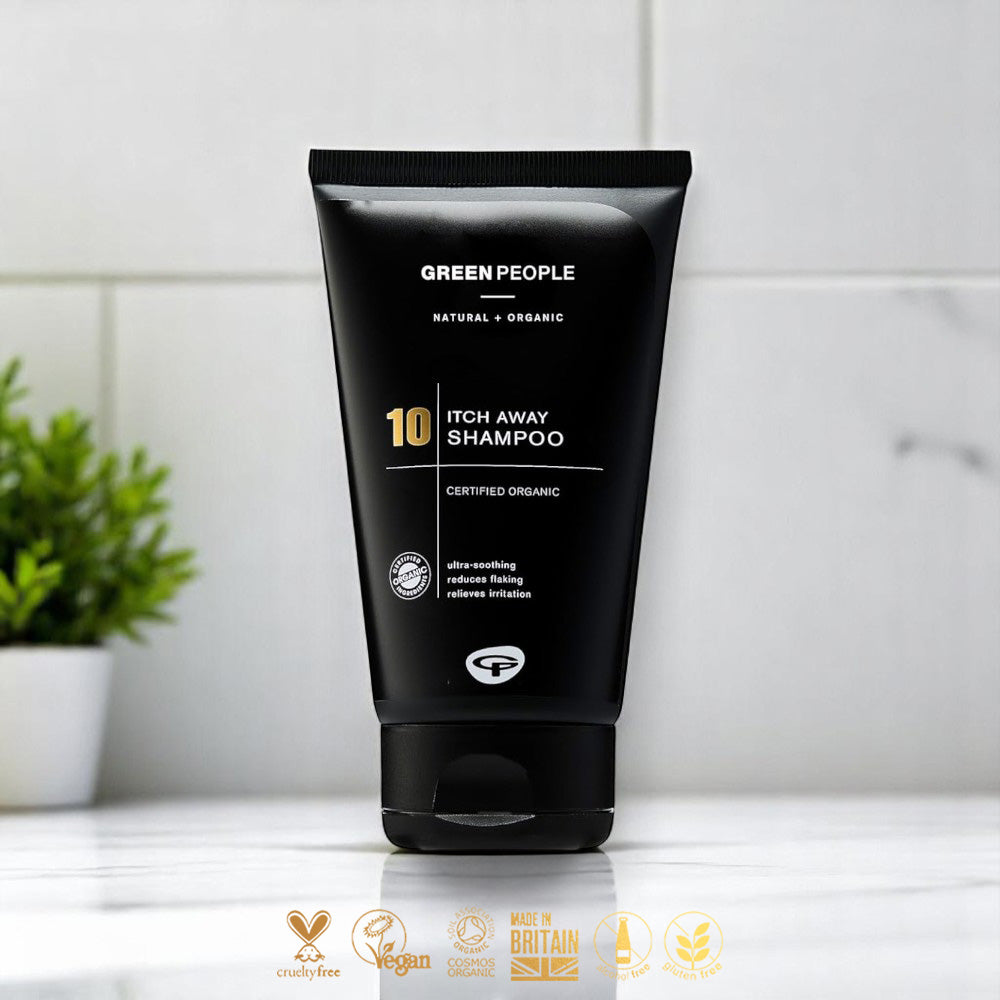 Frei von SLS, Parabenen und ideal für trockene Kopfhaut. - Männer Shampoo, Empfindliche Kopfhaut, Bio, Rosmarin, Teebaumöl, Zypresse, Antibakteriell, Trockene Kopfhaut, Juckreiz, Parabenfrei, Green People, Naturinhalt, biorundum