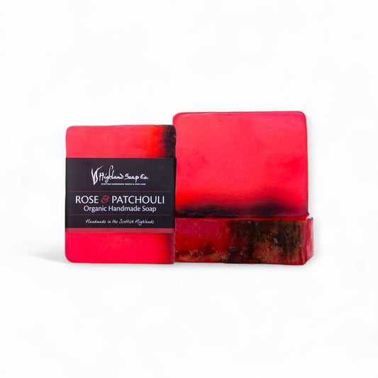 Sanfte Hautpflege mit Patchouli Naturseife - Naturseife, Patschuli, Patchouli, Highland Soap Company, Bio, vegan, Feuchtigkeit, Hautpflege, ätherische Öle, Handseife, nachhaltige Kosmetik, Seife, biorundum