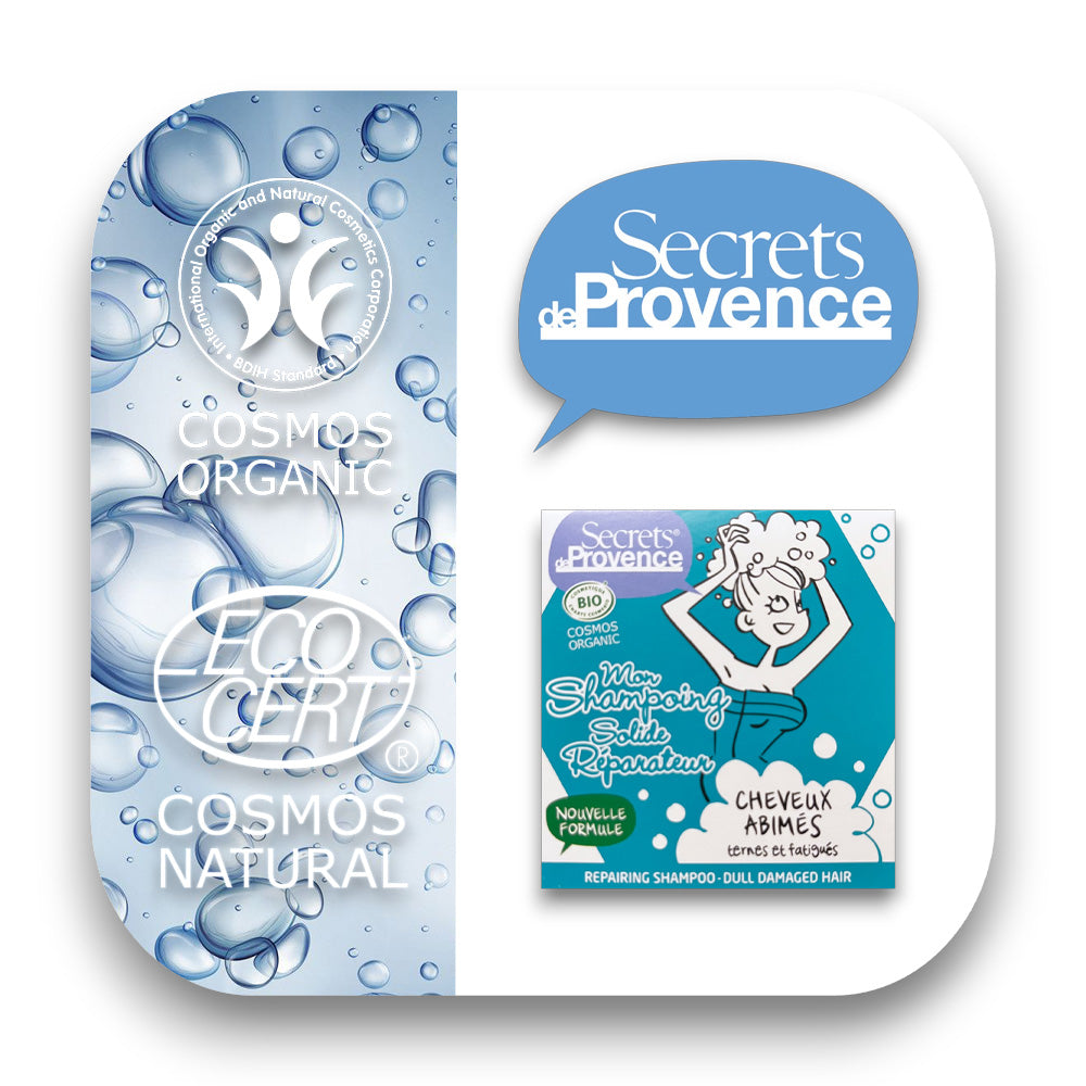 Secrets de Provence feste Shampoos: Festes Shampoo, Naturkosmetik, Biokosmetik, natürliche Haarpflege, Eco, nachhaltige Pflege, Bio-zertifiziert, biorundum