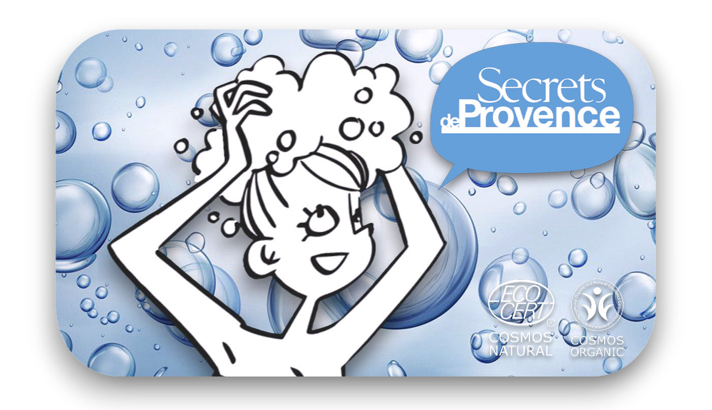 Festes Shampoos von Secrets de Provence: Feste Shampoos, vegan, bio, Secrets de Provence, Pflanzenöle, grüne Tonerde, regulierend, mild, vegan, Haarpflege, biorundum