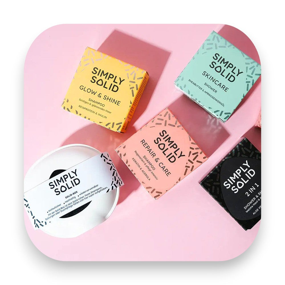 Feste Shampoos von Simply Solid: festes Shampoo, Simply Solid, Bio Shampoo, umweltfreundlich, hygienisch, nachhaltig, plastikfrei, kosmetik, pflege, haarpflege, biorundum