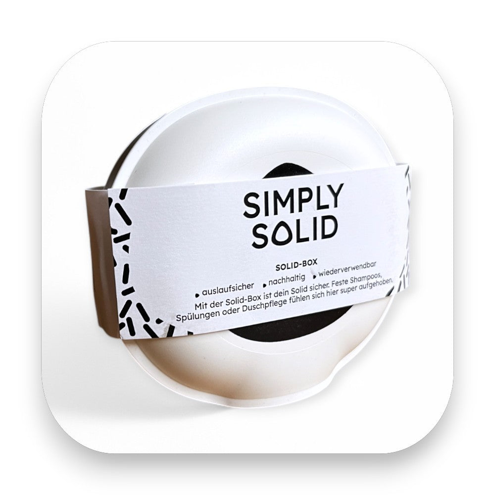 aufbewahrung für festes shampoo Festes Shampoo Box von Simply Solid – biorundum