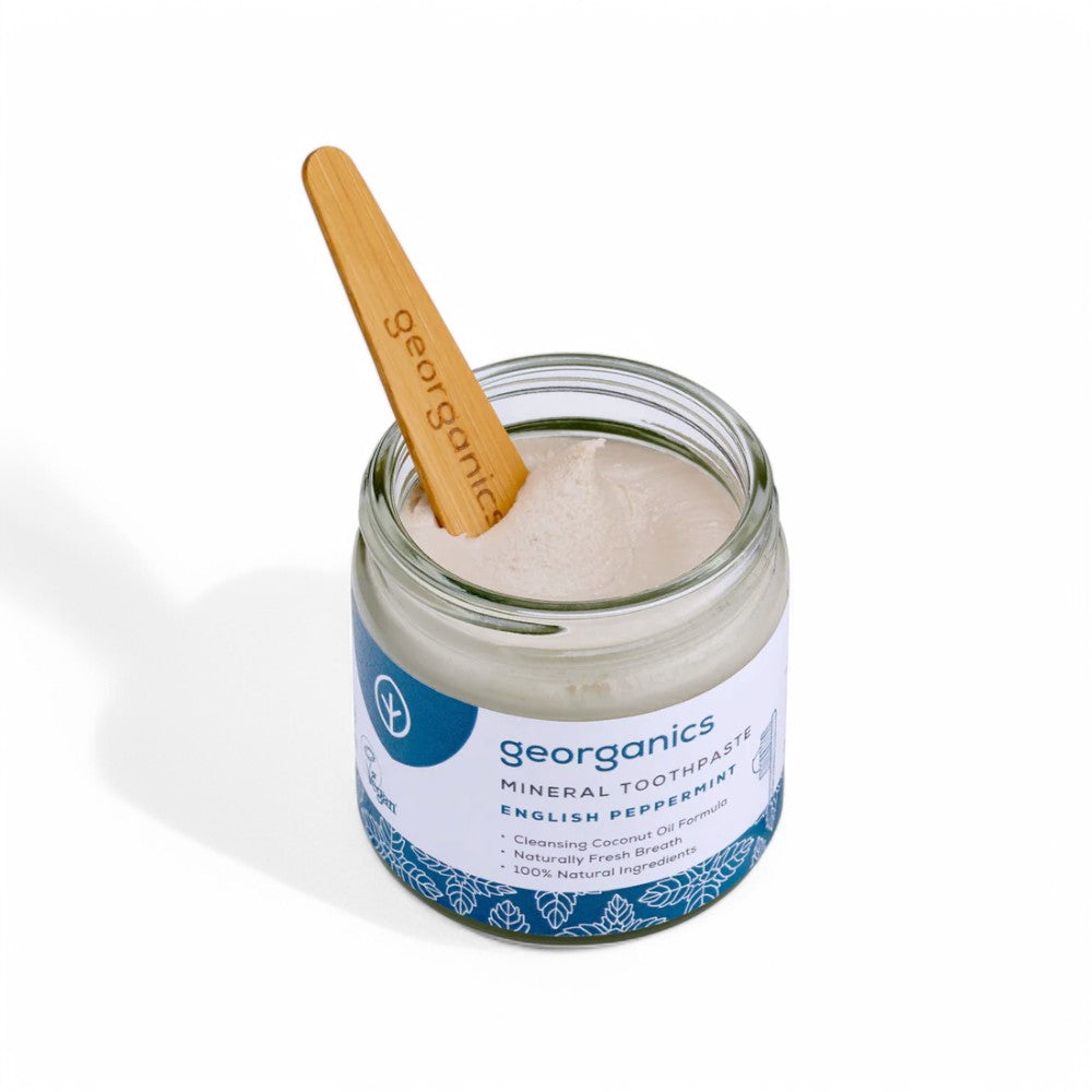 Vegane Zahnpasta Georganics, English Peppermint, schäumt nicht - Georganics, Zahnpasta, Naturkosmetik, Vegan, Fluoridfrei, Schäumt nicht, English Peppermint, Mundpflege, Mineralstoffe, Umweltfreundlich - biorundum