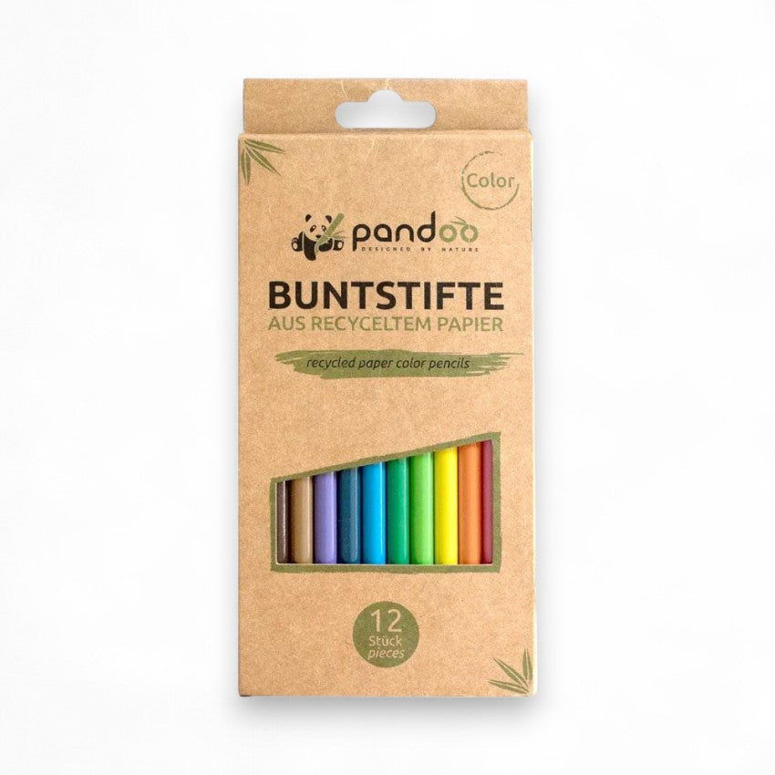 Umweltfreundliche Buntstifte - BBuntstifte, Bleistifte, pandoo, vegane Stifte, nachhaltig, Zeichenstifte, Malstifte, Kunstbedarf, Recycling, Kinderkunst, Naturinhalt, Naturkosmetik, biorundum