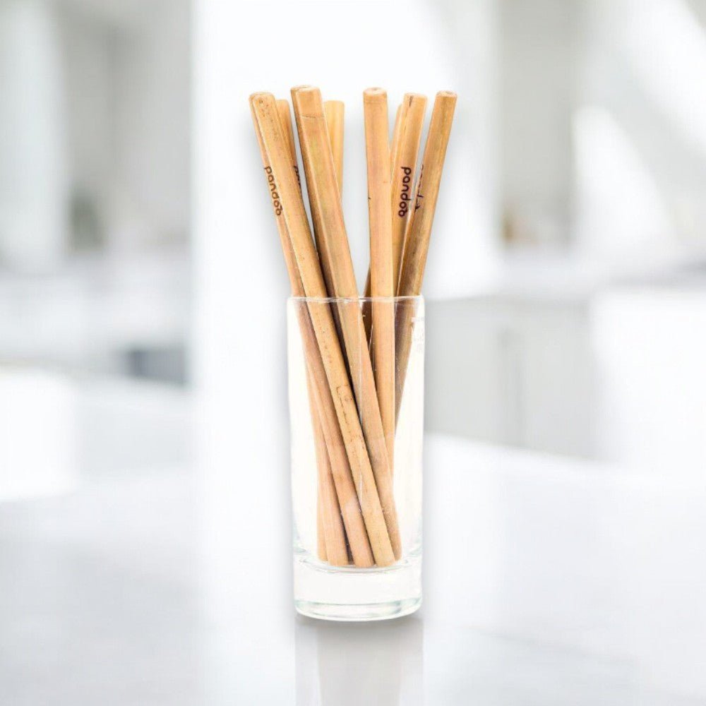 Umweltfreundliche Strohhalme für Cocktail-Getränke - Bambus Strohhalme, nachhaltig, umweltfreundlich, wiederverwendbar, Outdoor Zubehör, Trinkhalme, biorundum, Naturinhalt, Naturkosmetik