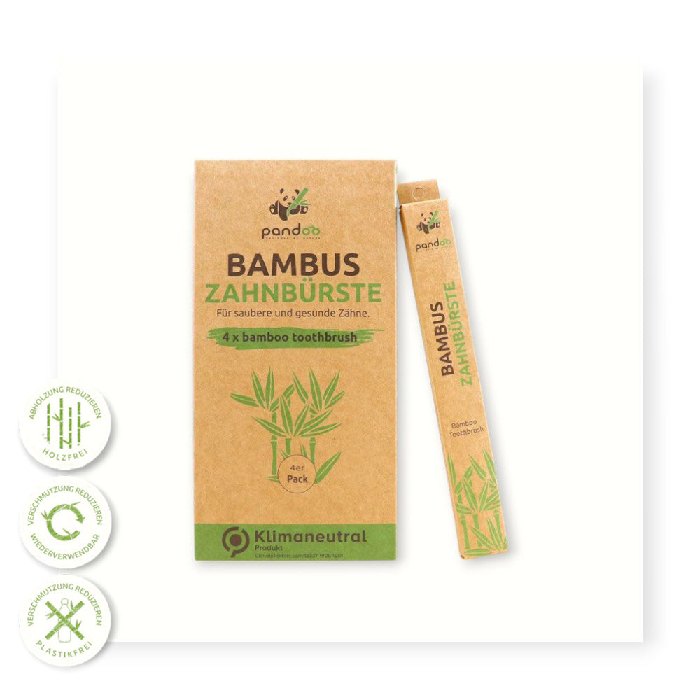 Umweltfreundliche Mundpflege - Bambus Zahnbürsten, umweltfreundlich, nachhaltig, Plastikreduzierung, Zahnreinigung, Mundpflege, Hygieneprodukte, Bio-Zahnbürste, Naturinhalt, biorundum