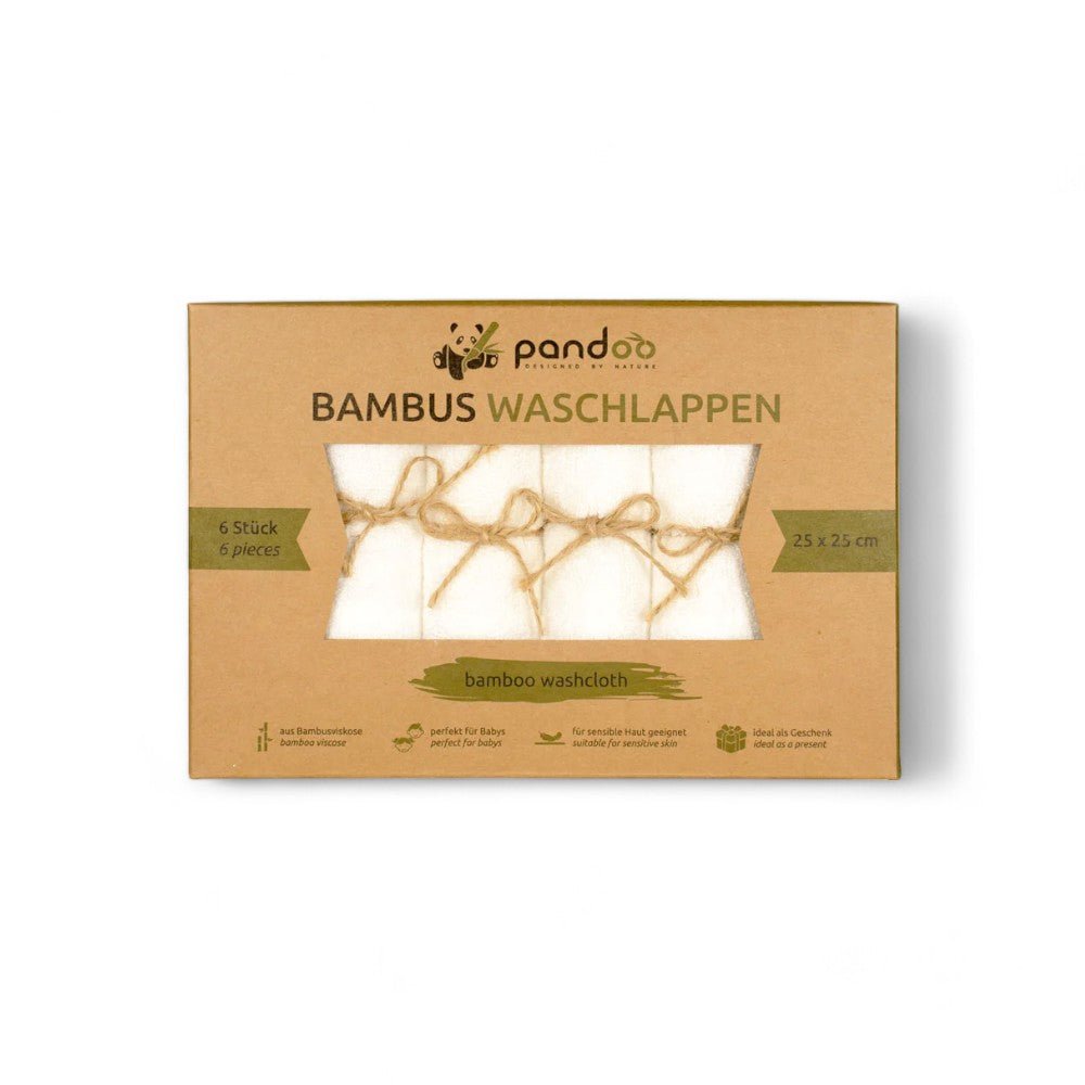6er Pack nachhaltige Waschlappen aus Bambus - Nachhaltige Bambus Waschlappen im Pack - Bambus Waschlappen, nachhaltige Pflege, ökologische Produkte, Hautpflege, umweltfreundlich, Gesichtsreinigung, Bambuswäsche, sanfte Reinigung, qualitativ hochwertig, vegan, Naturinhalt, Naturkosmetik, biorundum
