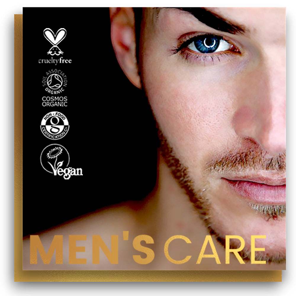 Männerkosmetik Produkte für strahlende Haut - Männerkosmetik, Mens Care, natürliche Pflege, vegan, Hautpflege, Kosmetik, Herrenpflege, Gesichtscreme, After Shave, Nachhaltigkeit