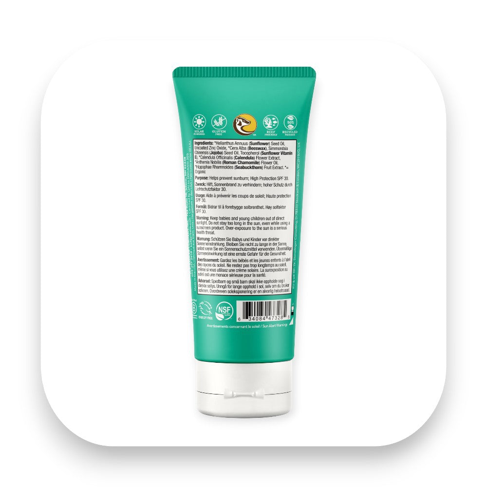 Badger SPF 30 für Babys und Kinder sicher und sanft - Sonnencreme, badger, spf30, baby, kinder, mineralisch, wasserfest, biologisch abbaubar, uv schutz, empfindliche haut, biorundum