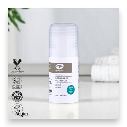 Frei von Parabenen und Ethylalkohol - Bio Deodorant, Deo geruchsneutral, Green People, natürliches Deo, empfindliche Haut, Aluminiumfrei, antibakteriell, Vegan, nachhaltige Pflege, Hautverträglichkeit, Naturinhalt, biorundum