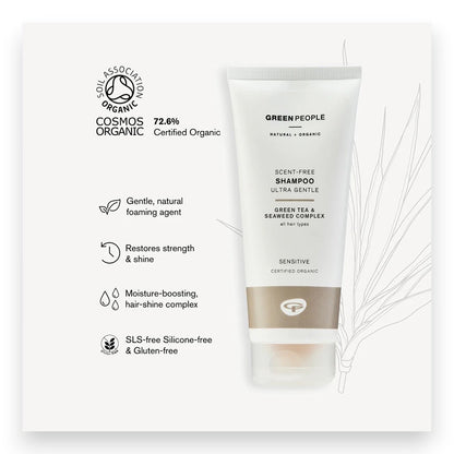 Veganes Shampoo für jede Familie - Bio Shampoo, Veganes Shampoo, Green People, Naturkosmetik, Shampoo ohne SLS, Shampoo für Familien, Haarpflege, Umweltfreundlich, Juckreiz, Schuppen, Naturkosmetik, Naturinhalt, biorundum