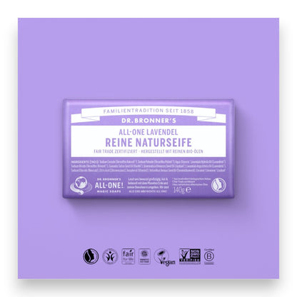 DR. BRONNER’S NATURSEIFE - Lavendel, 140g