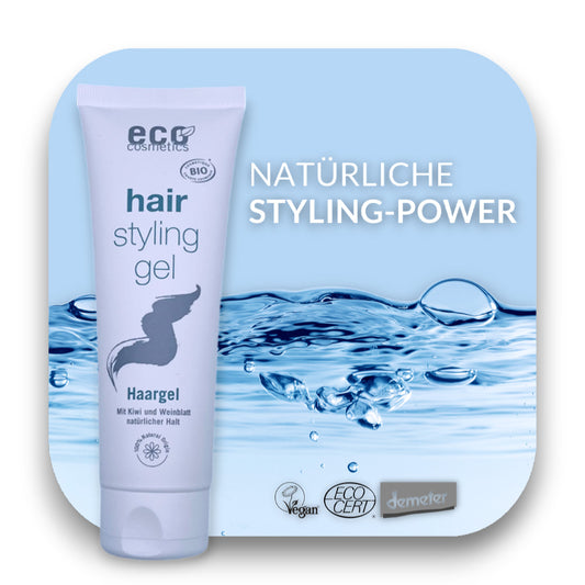 Natürliches ECO Haargel für jeden Tag: Haargel, Eco, Naturkosmetik, Styling, Bio, vegan, täglich, Pflege, gesund, Glanz
