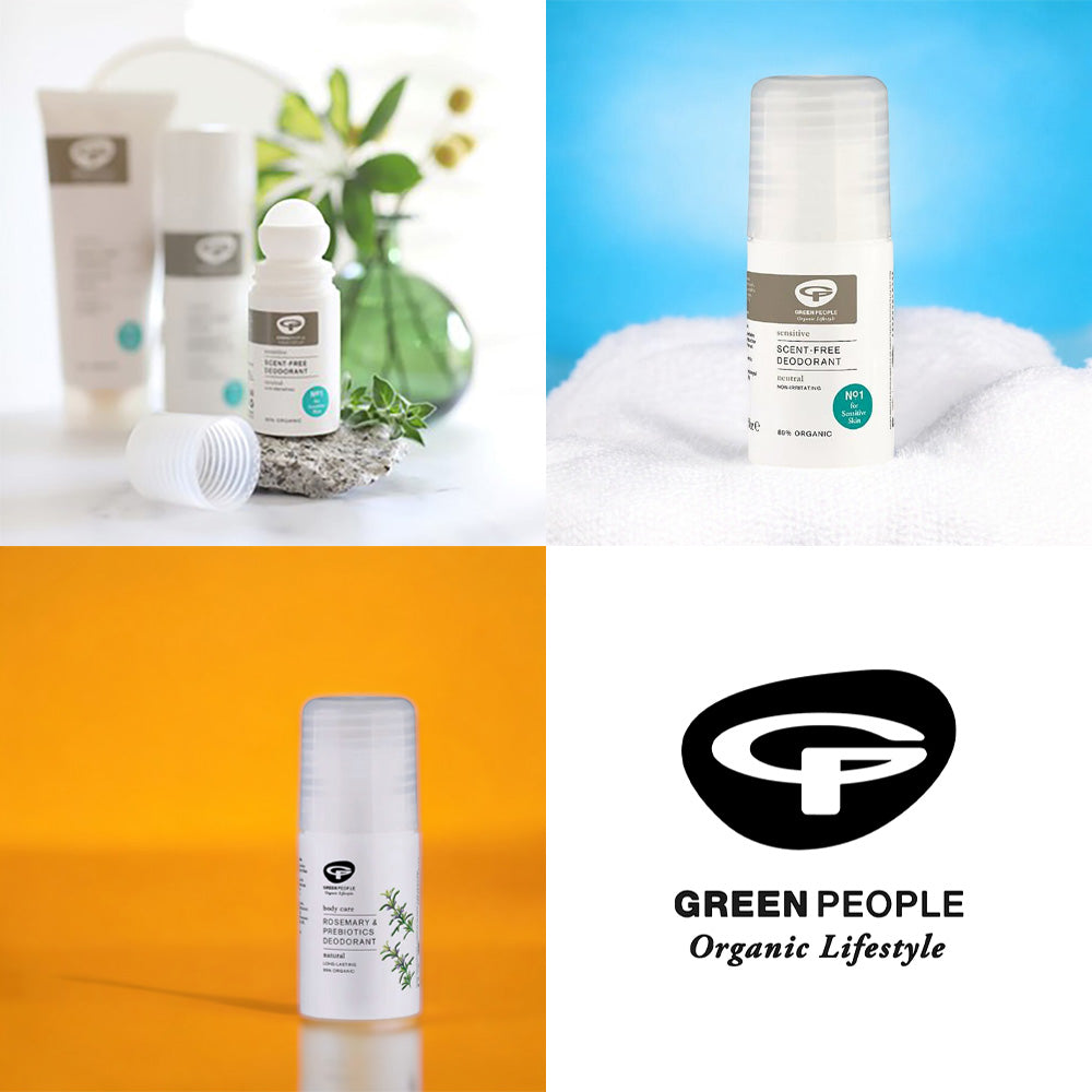 Green People Deodorant Pflegeserie für jeden Hauttyp und in verschiedenen Bio Sorten erhältlich. Jetzt auch im Shop von biorundum