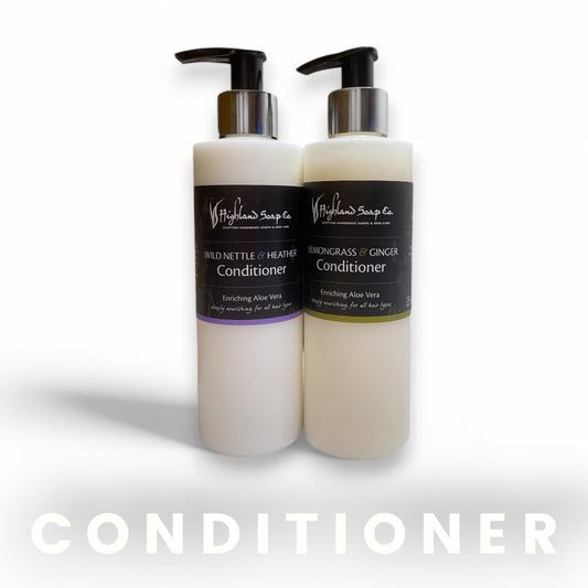 Highland Soap Conditioners - Conditioner, Highland Soap, vegan, bio, natürliche Pflege, Haarspülung, Aloe Vera, Jojobasamenöl, umweltfreundlich, hochwertig