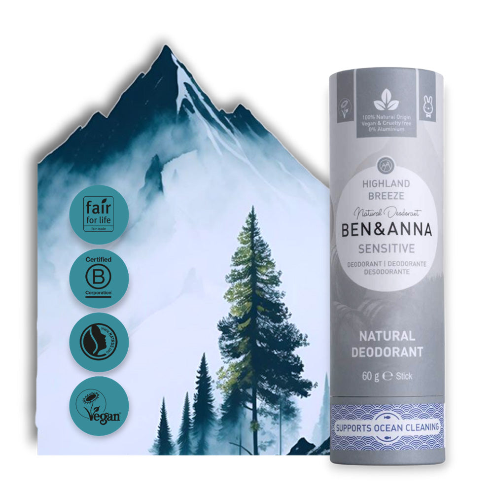 Natürliches Deodorant von Ben & Anna mit Highland Breeze Duft - im Shop von biorundum erhältlich - Tags: deodorant, naturinhalt, biorundum, highlandbreeze, umweltfreundlich - biorundum