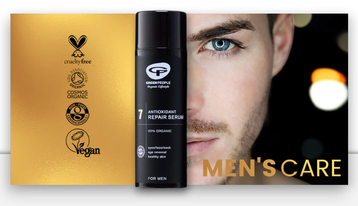 Natürliche Männerpflege mit bio-zertifizierten Inhaltsstoffen. - Männerpflege, Männerkosmetik, Bio-Shampoo, Bio-Duschgel, Männer Deo, Bio-Deodorant, Nachhaltigkeit, Vegan, Hautpflege, Naturkosmetik, Naturinhalt, Green People, biorundum