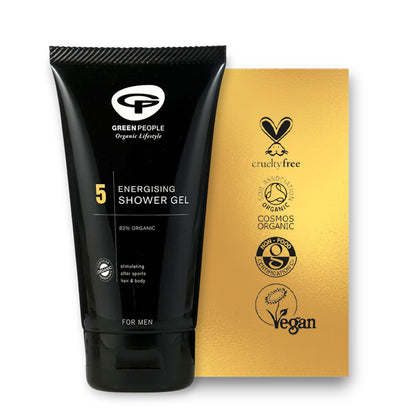 Belebendes Männer Duschgel für Körperpflege - Männer Duschgel, Männerpflege, Bio-Kosmetik, Duschgel für Männer, Green People, hautfreundlich, nachhaltig, erfrischend, belebend, Pflegeprodukte, Mens Care, biorundum