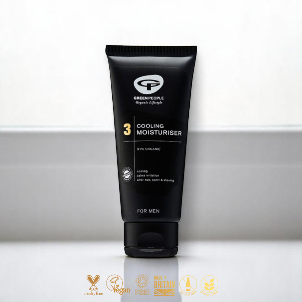 Beruhigende After-Shave-Creme - Männerpflege, Feuchtigkeitspflege, Bio-Kosmetik, After-Shave, Green People, Gesichtspflege, Hautpflege, Vegane Produkte, biorundum