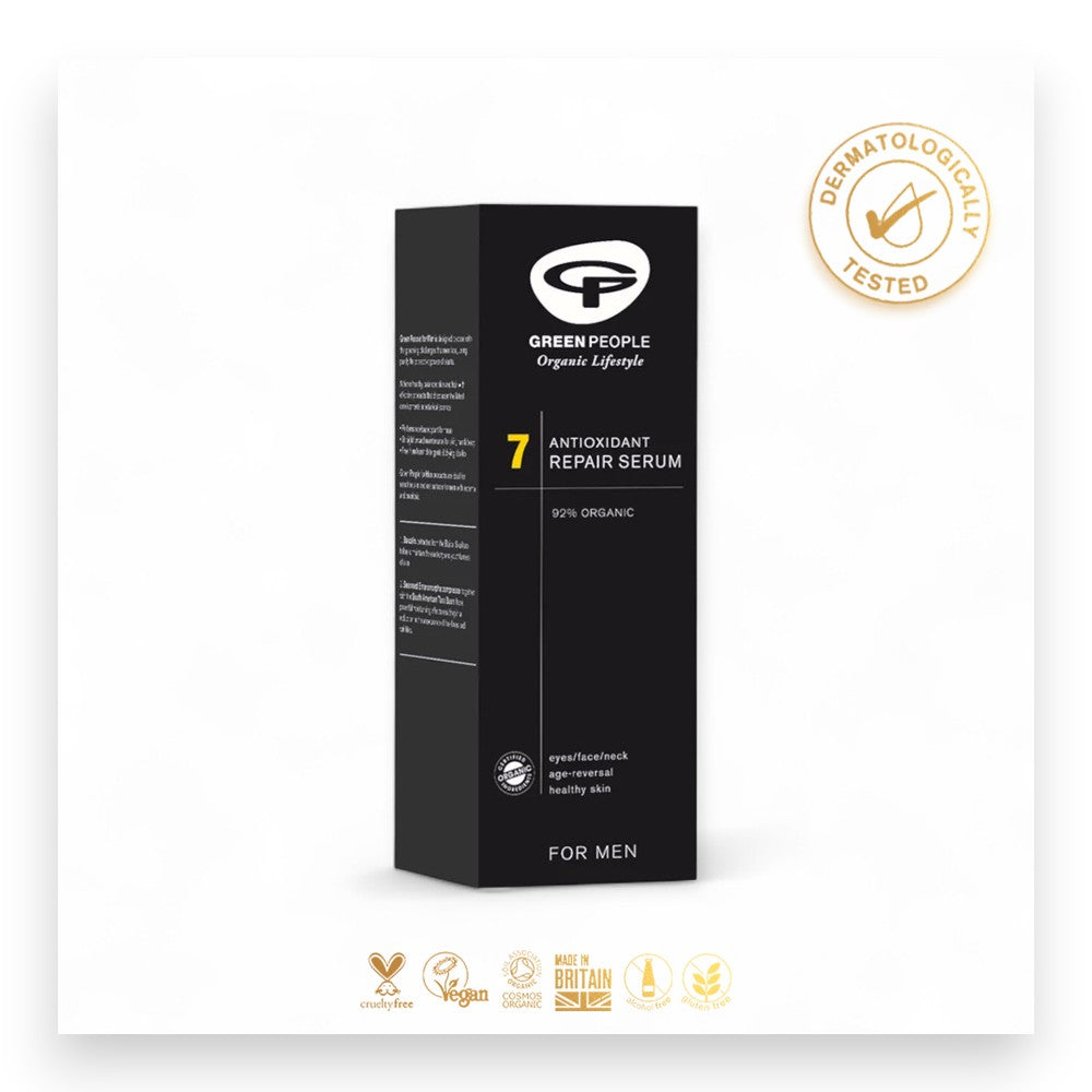 Umweltfreundliche Verpackung Männerkosmetik - Männerpflege, Männerkosmetik, Bio-Serum, Antioxidantien, vegan, Gesichtspflege, Anti-Aging, Hautserum, natürliche Inhaltsstoffe, feuchtigkeitsspendend, Mens Care, Naturinhalt, biorundum