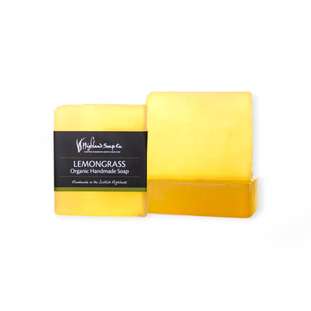 Handgemachte Naturseife Zitronengras - naturseife, zitronengras, highland soap company, seife, handgemacht, bio, vegan, hautpflege, frisch, feuchtigkeitsspendend, Naturkosmetik, Bio-Kosmetik, biorundum