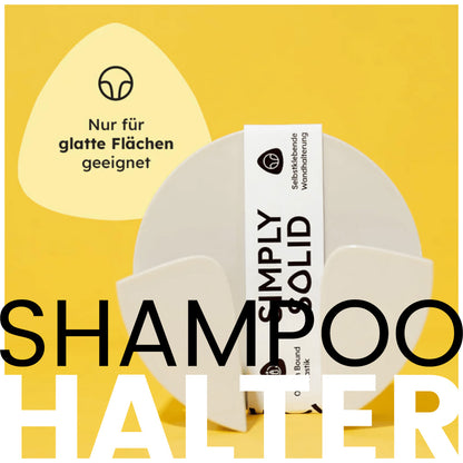 Shampoohalter einfach zu montieren, effektives Abtropfen, recyceltes Ocean Bound Plastic, leicht, 15g, nachhaltige Aufbewahrung, feste Shampoos, Seifen, umweltfreundlich