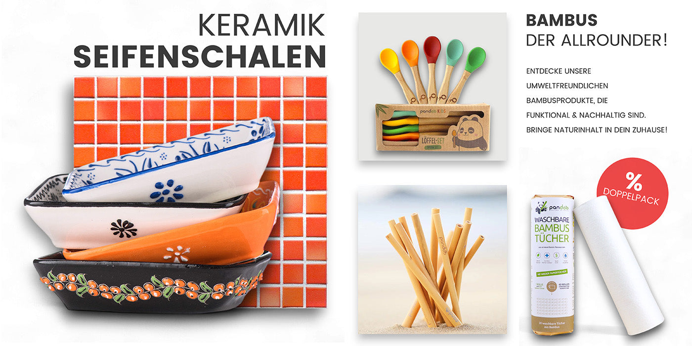 Umweltfreundliche Bambusprodukte, Keramikseifenschalen, elegante Badezimmeraccessoires, funktionale Designs, stilvolle Pflegeprodukte, nachhaltige Alternativen, natürliche Materialien, umweltfreundlicher Alltag, Bambus für Zuhause, nachhaltige Hygiene, biorundum