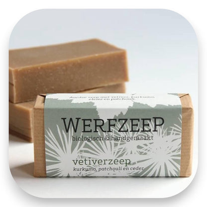 Entspannende auf Kurkuma Basis - Vetiver, Werfzeep, Bio Seife, natürliche Seife, erdige Pflege, Aromatherapie, Hautpflege, biorundum