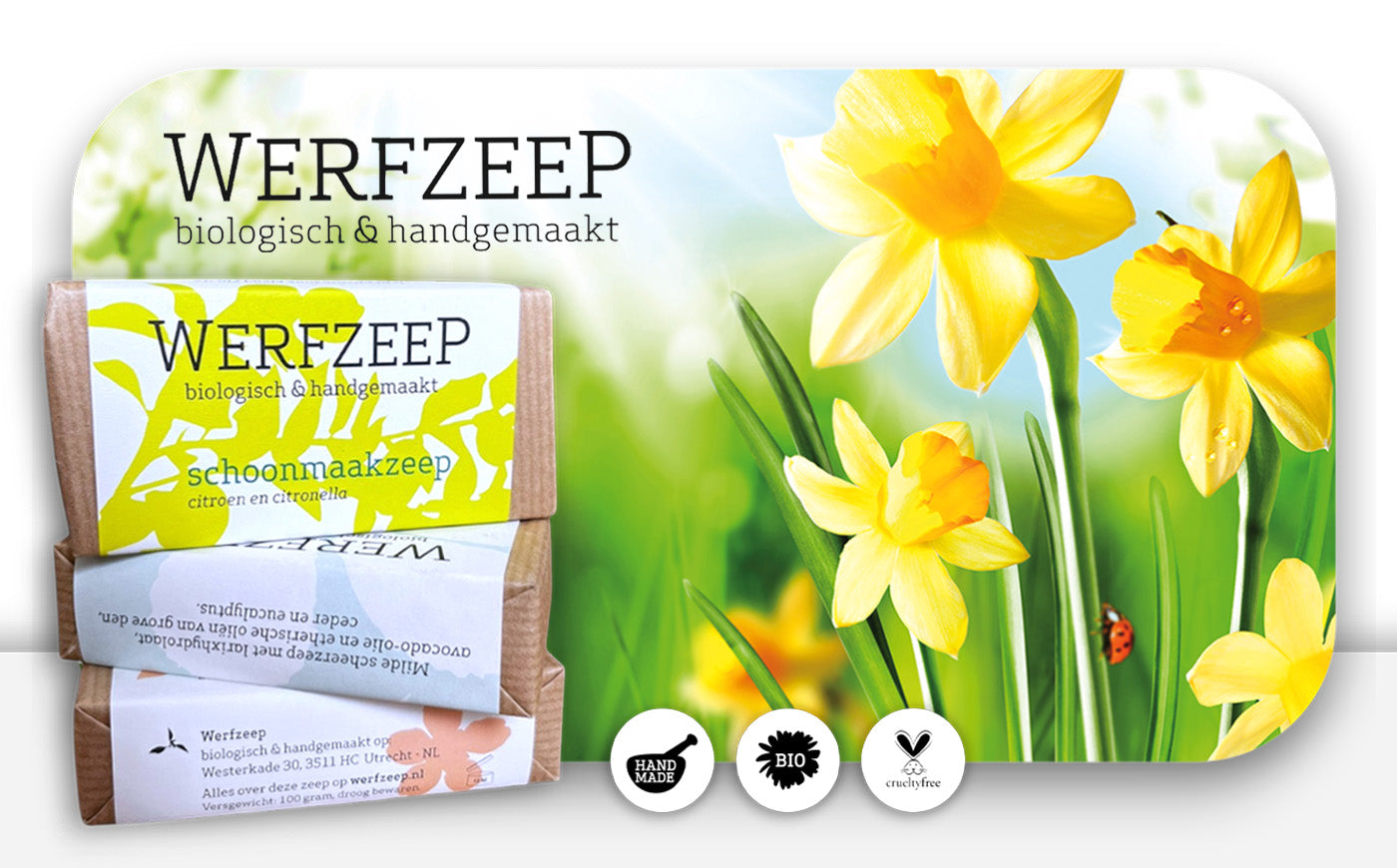 Handgemachte Bio Seifen für intensive Pflege von Werfzeep - Bio Seife, Werfzeep, handgemachte Seifen, Blütenseifen, natürliche Pflege, nachhaltige Kosmetik, Naturkosmetik, Naturinhalt, Vegan, biorundum