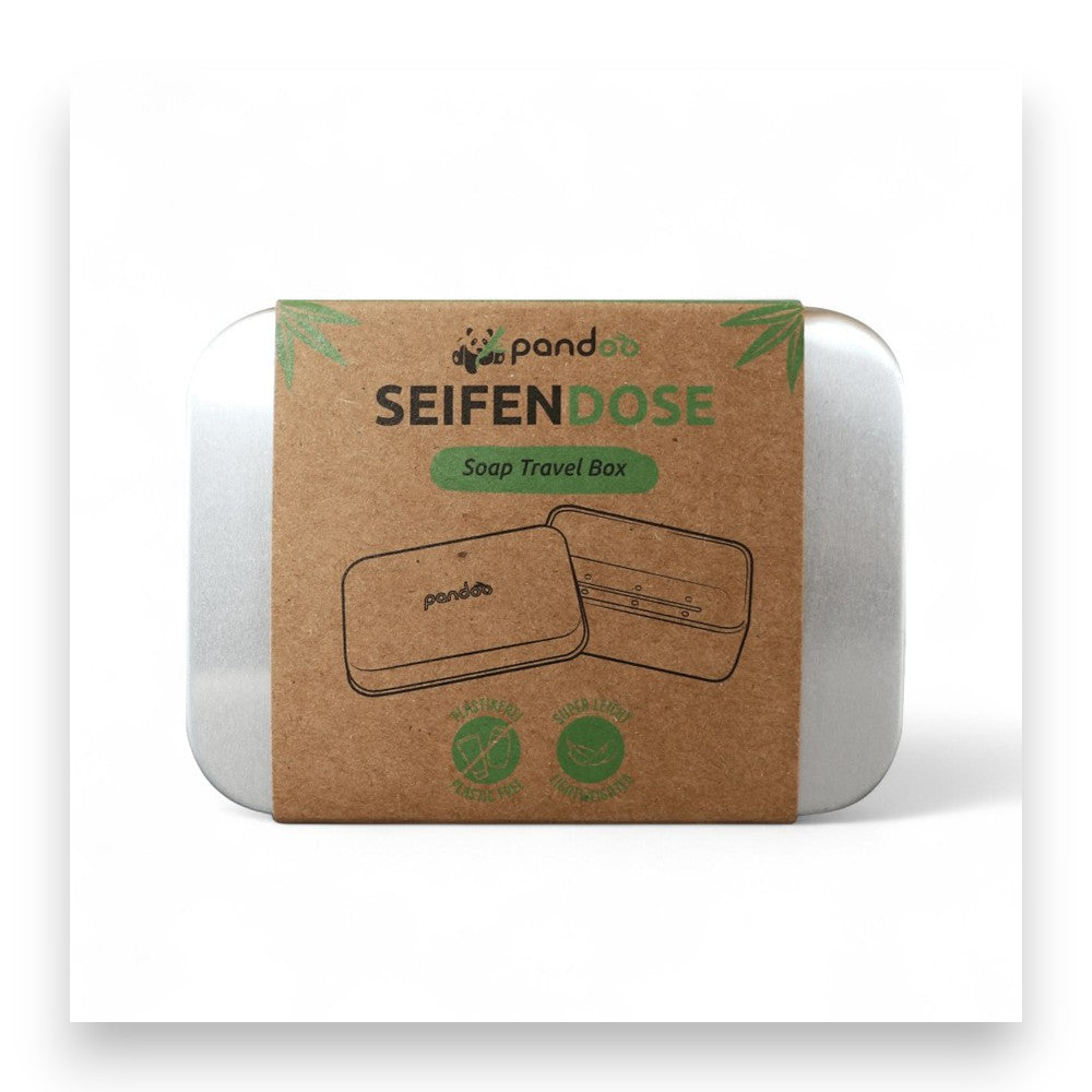Aluminiumbox für Seifen und Aufbewahrung - Aluminiumbox, Seifenbox, Seifendose, plastikfrei, nachhaltige Produkte, Reisebedarf, Aufbewahrung, Hygiene, modernes Design, vielseitig, Naturinhalt, biorundum