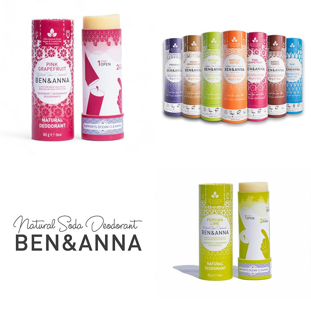 Ben & Anna Deodorant Persian - Lime - 100% Vegan (60g) - Deodorant - Aluminiumfrei - biorundum