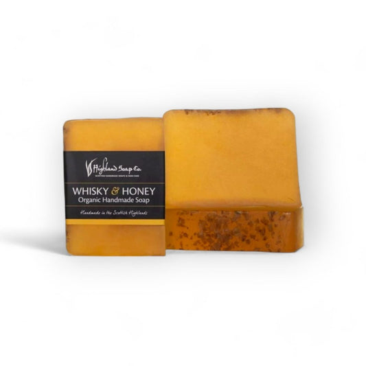 Handgemachte Naturseife mit Whisky & Honig (150g) - Handgemachte Naturseife - Aromatherapie - biorundum