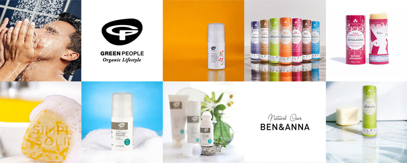 Green People Organic Lifestyle und Ben & Anna natürliche Deodorant bei biorundum