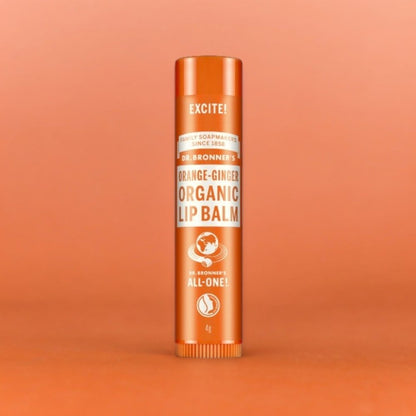 Lippenbalsam mit Orange & Ingwer (4g) - belebende Lippenpflege - Lippenpflege - Bienenwachs - biorundum