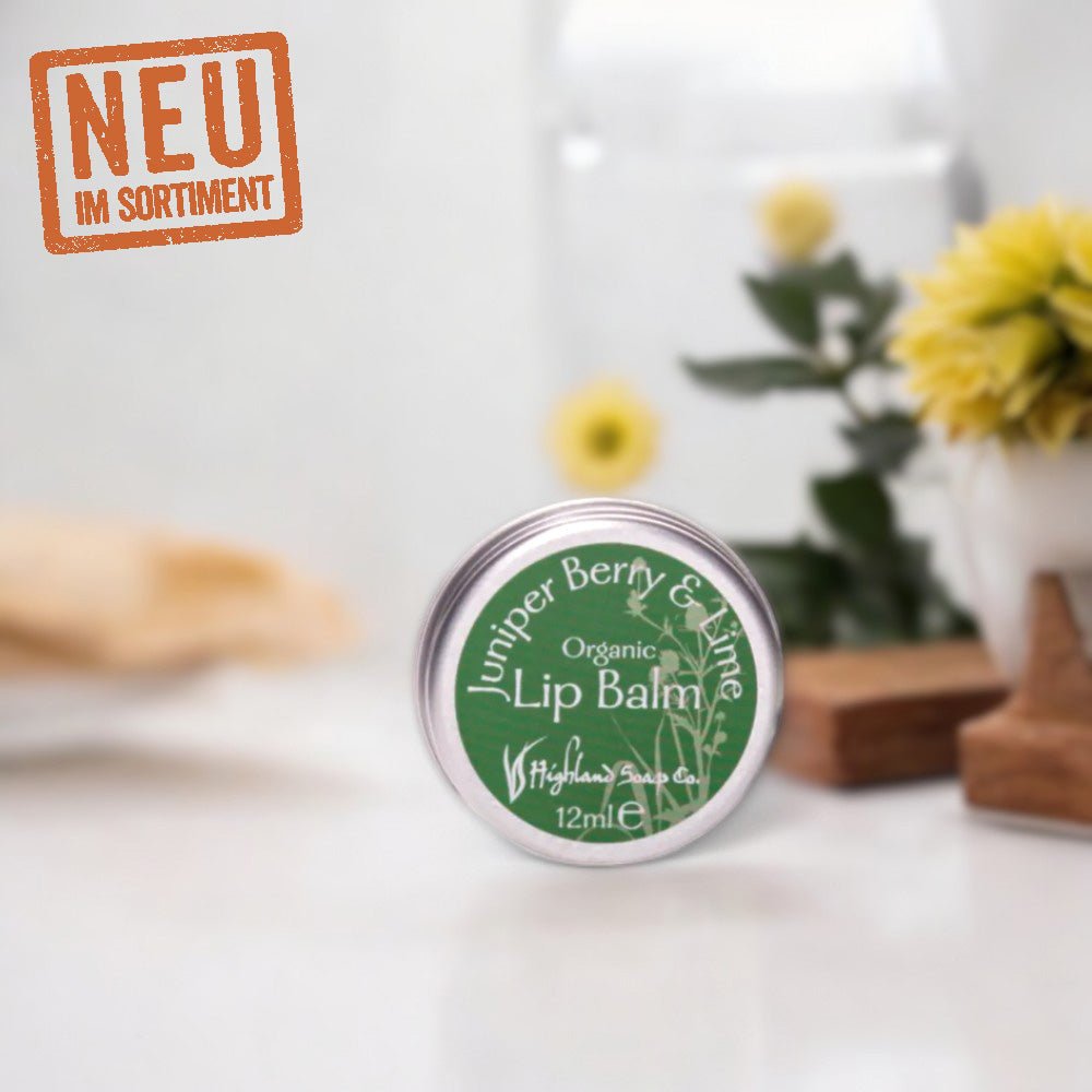 Lippenbalsam mit Wacholder & Limone (12ml) - Natur auf deinen Lippen - Körperpflege - aromatische Pflege - biorundum