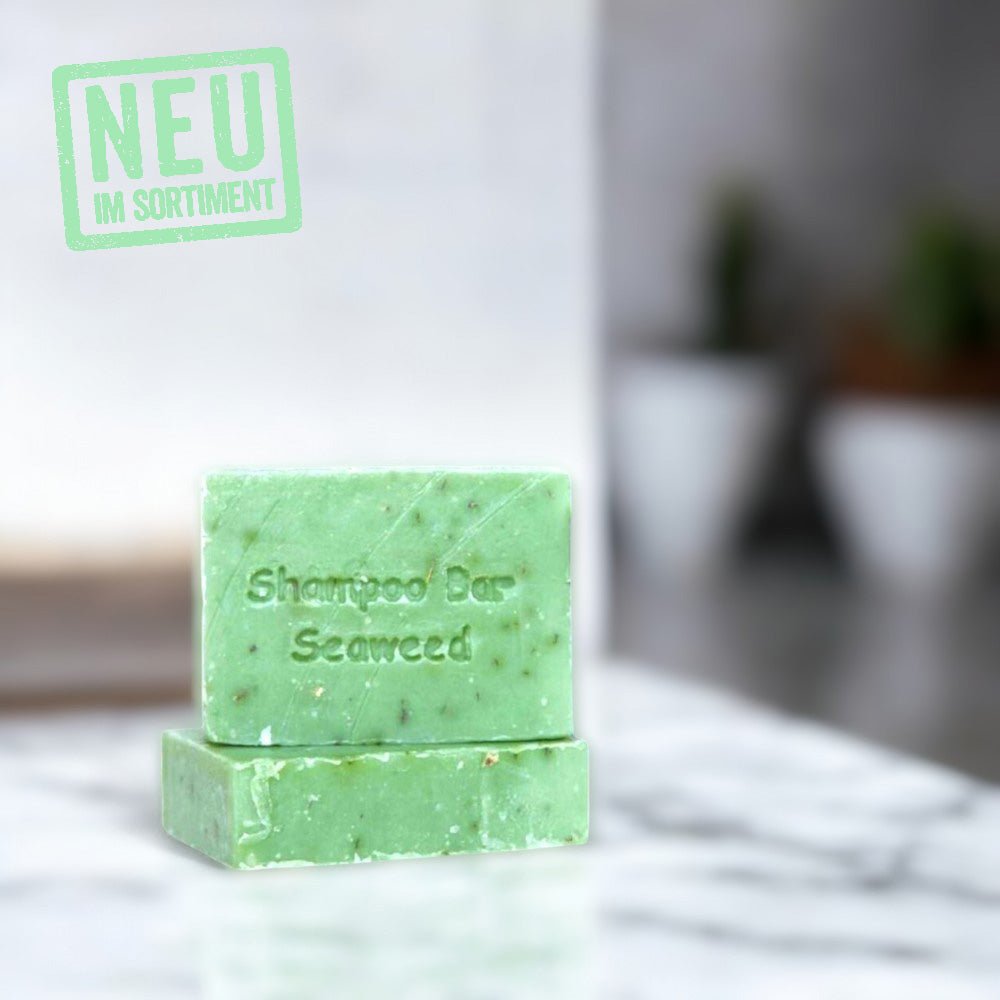 Shampoo Bar - Handgemachte Haarseife aus Algen (140g) - Handgemachte Haarseife - Algen - biorundum