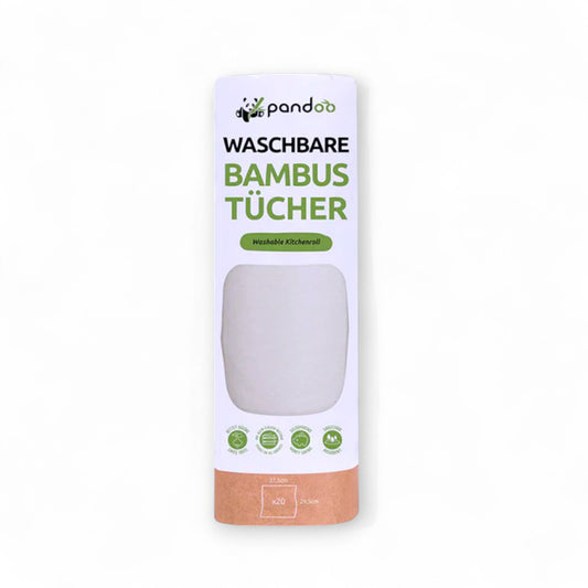 Nachhaltiges Bambustuch im Einzelpack – waschbar & wiederverwendbar. Jetzt bei biorundum entdecken! - Bambustücher, Bambus Küchenrolle, nachhaltig, umweltfreundlich, wiederverwendbar, Haushalt, pandoo, Recycle, Abholzung, Pflege, naturinhalt, naturkosmetik, biorundum